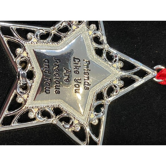 Harvey Lewis Holiday Ornament "Friends Like You are Precious and Few" NEW - Picture 3 of 5